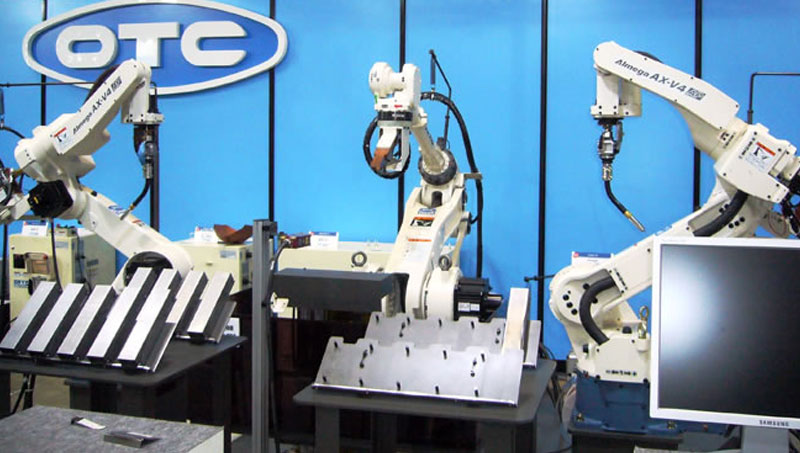 OTC sales performance automation welding robot guidance proud