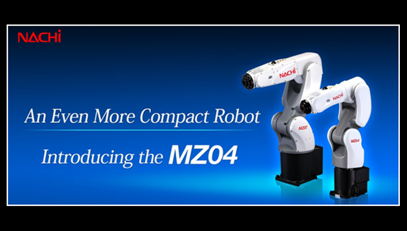 Simultaneous Global Launch of the World’s Fastest and Lightest Compact Robot (MZ04)