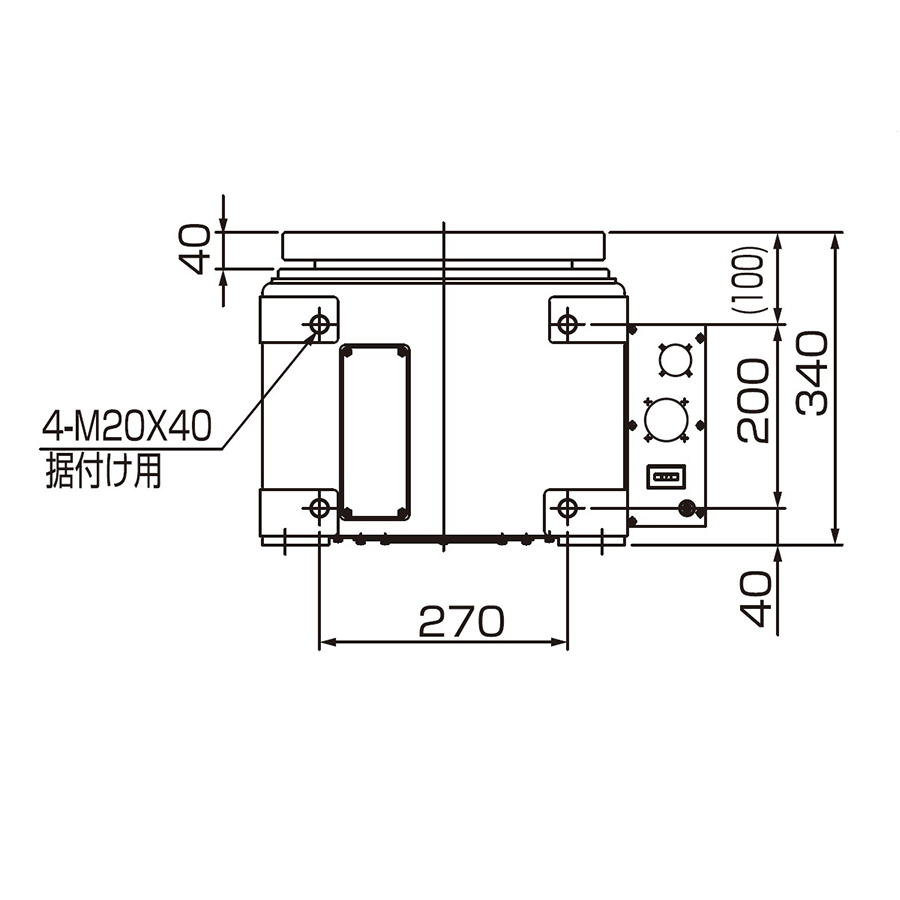 AII-1PB1000機械人單軸式外部軸