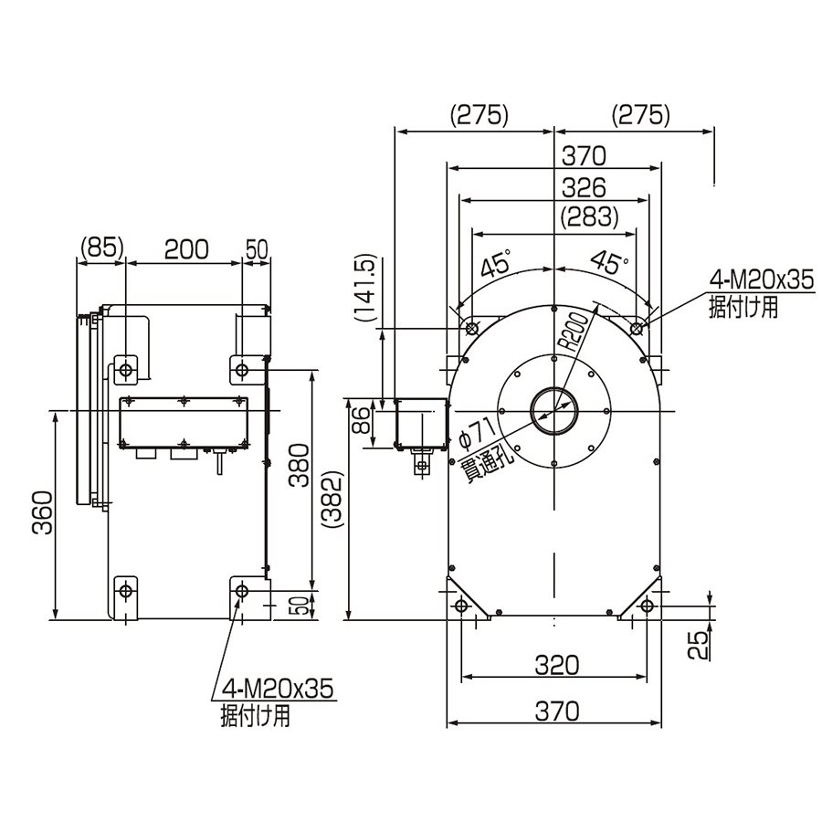 AII-1PB 500 機械人單軸式外部軸