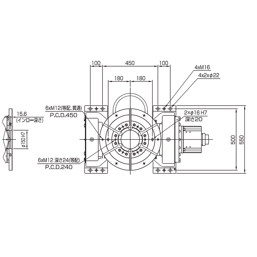 AⅡ-2PF1000 機械人雙軸式外部軸